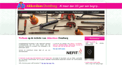 Desktop Screenshot of akkerdaasdomburg.nl